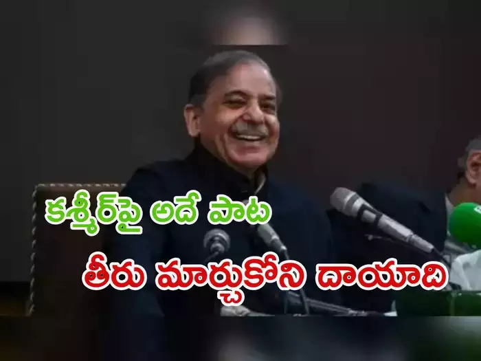పాక్ కొత్త ప్రధానిగా ఎన్నికైన వెంటనే ‘కశ్మీర్’పై విషం గక్కిన షెహబాజ్